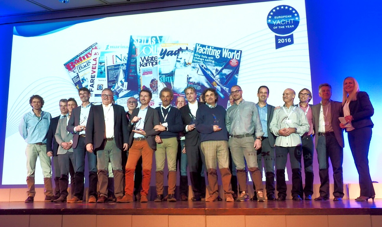 Ganadores premio European Yacht of the Year 2016