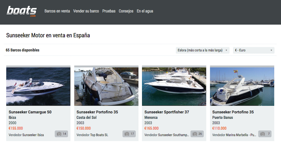 Vender el barco - anuncio online